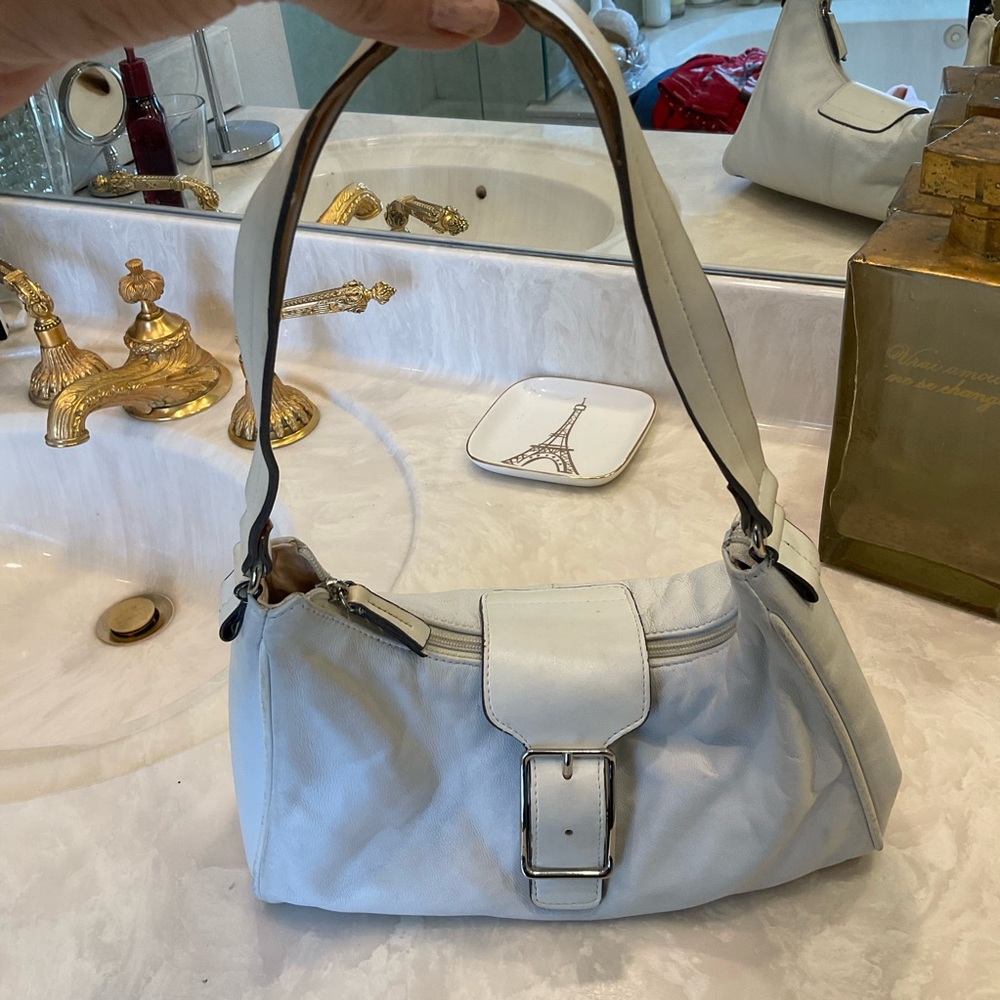 FREE with purchase of other item: Liz Claiborne Purse, Off White, Real Leather